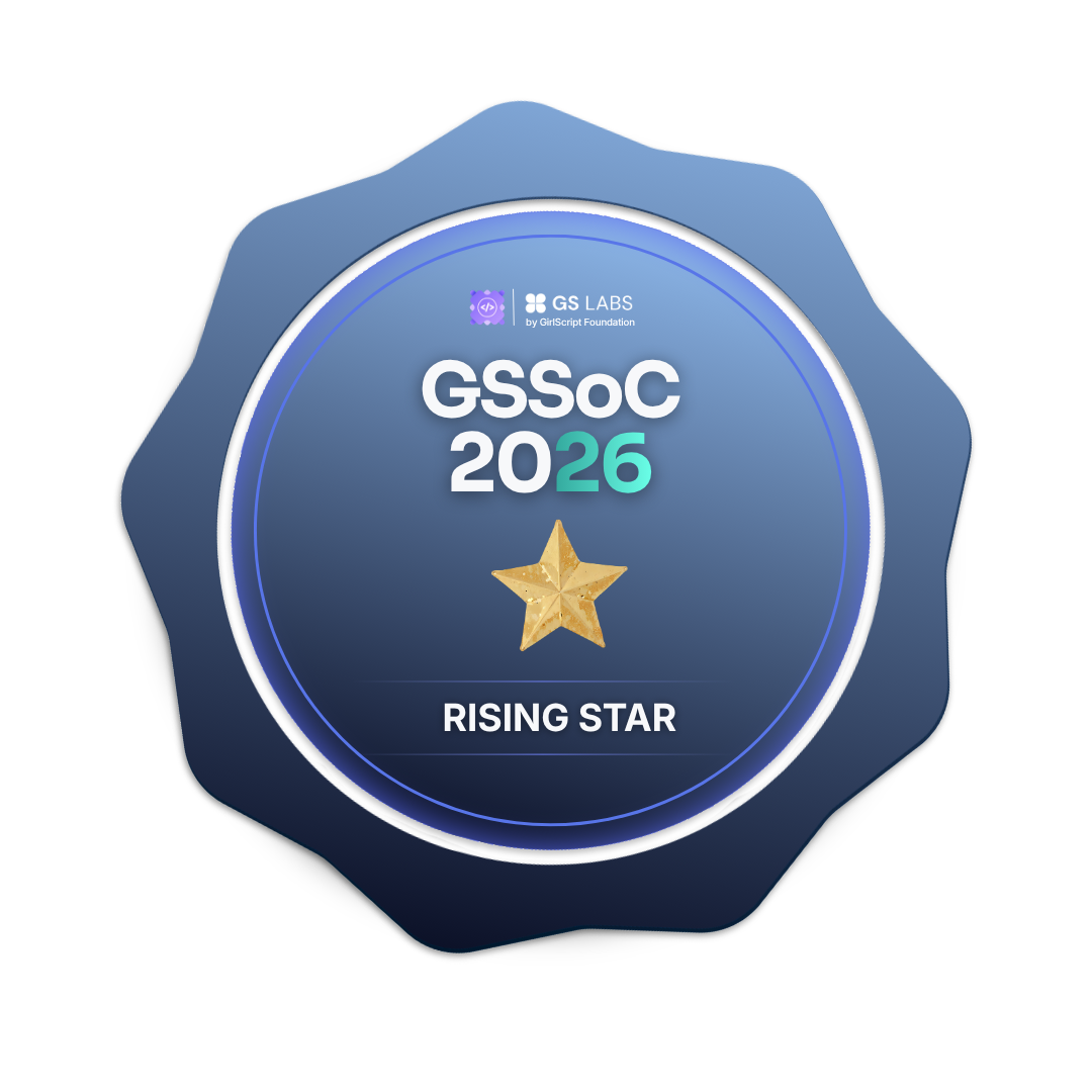 GSSoC 2026 Rising Star
